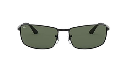Ray-Ban Men's Rb3498 Rectangular Sunglasses