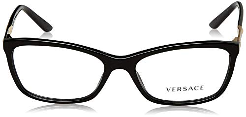 Versace VE3186 Eyeglass Frames GB1-54 - Black VE3186-GB1-54