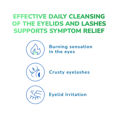 Optase - TTO Eyelid Cleansing Wipes | 20 wipes Preservative Free